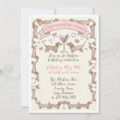 Invitation A Tini Weenie Bit Older Dachshund Martini Birthday (Devant)