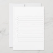 Invitation A to Z Vino before Vows Bridal Shower Game (Dos)