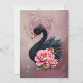 Invitation A touch of rose and swan's glow.  (Dos)