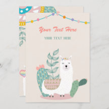 Invitation à tout événement Llama