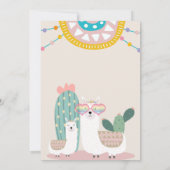 Invitation à tout événement Llama (Dos)