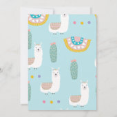 Invitation à tout événement Llama (Dos)