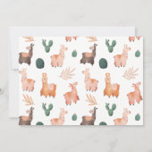 Invitation à tout événement Llama (Dos)