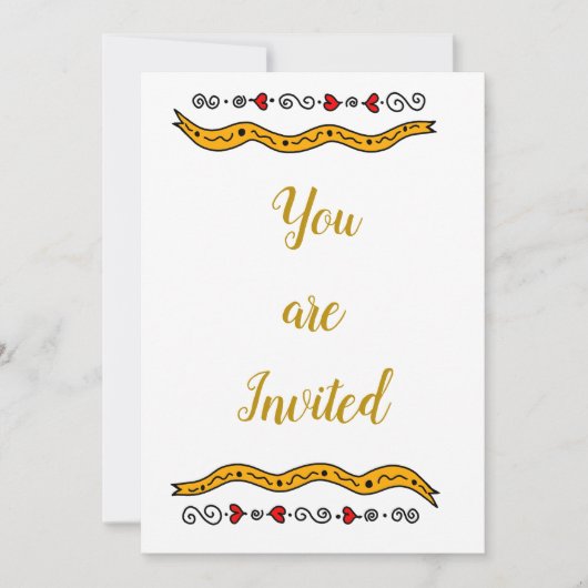Invitation à toutes les occasions (Devant)