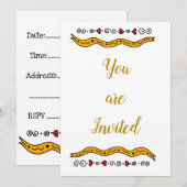 Invitation à toutes les occasions (Devant / Derrière)