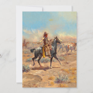 Invitation A travers l'Alkali par Charles Marion Russell