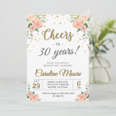 Invitation À trente ans, mesdames, fête d'anniversaire 30 ans (Debout devant)