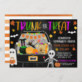 Invitation à Trunk or Treat (Devant / Derrière)