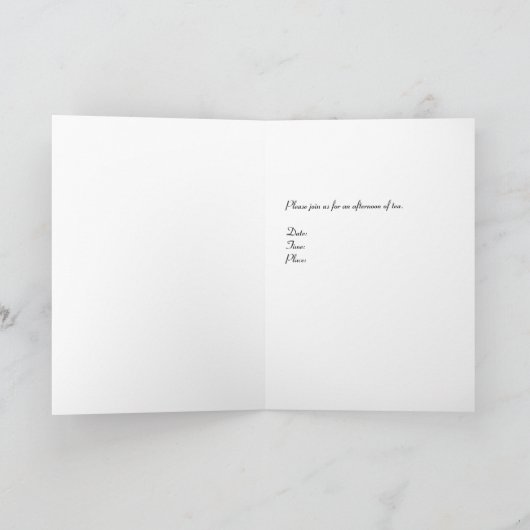 Invitation à un après-midi de thé (Intérieur)