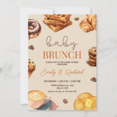 Invitation à un Baby Brunch pour un bébé Neutre, P (Devant)
