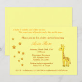 Invitation à un Baby shower neutre pour les femmes (Devant / Derrière)