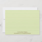 Invitation à un Baby shower Pois neutre (Dos)