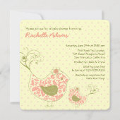 Invitation à un Baby shower pour maman et bébé Tou (Devant)