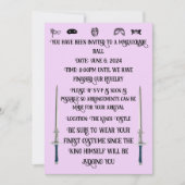 Invitation à un bal masqué (Devant)