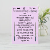 Invitation à un bal masqué (Debout devant)