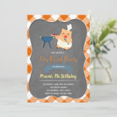 Invitation à un barbecue de porc (Debout devant)