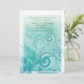 Invitation à un brouillard Turquoise (Debout devant)