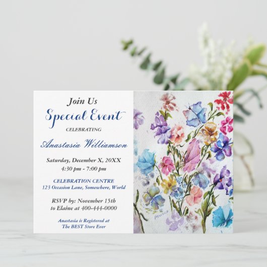 INVITATION À UN BRUNCH DE FÊTE (Debout devant)