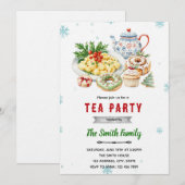 Invitation à un brunch de Noël (Devant / Derrière)