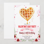 Invitation à un brunch Galentine's (Devant / Derrière)