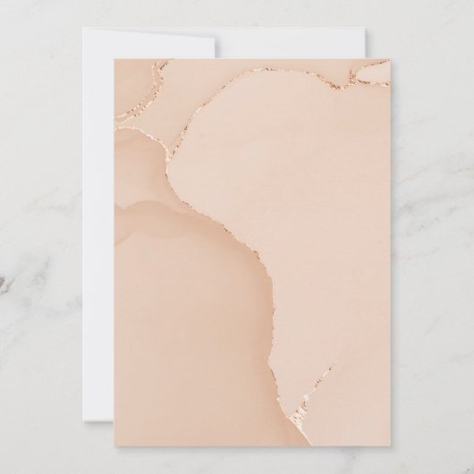 Invitation à un brunch nuptial élégant (Dos)