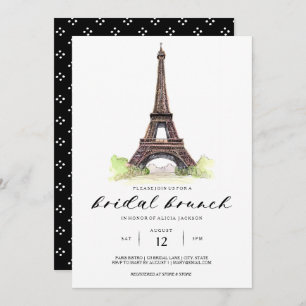 Invitation à un brunch nuptial parisien