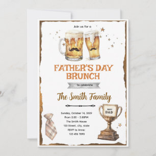 Invitation à un brunch pour la fête des pères
