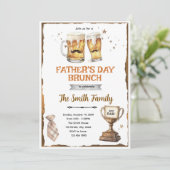 Invitation à un brunch pour la fête des pères (Debout devant)