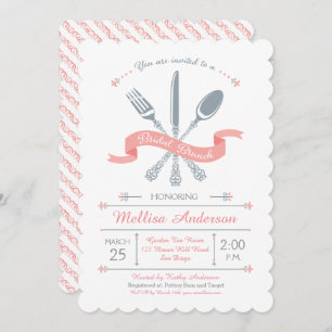 Invitation à un brunch pour la nuptiale de la cuil