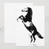 Invitation à un cheval cabré (Devant / Derrière)