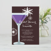 Invitation à un cocktail de vacances Bridal Shower (Debout devant)