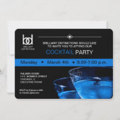 invitation à un cocktail d'entreprise (Devant)