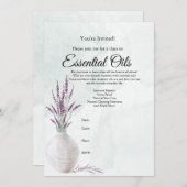 Invitation à un cours d'huile essentielle (Devant / Derrière)