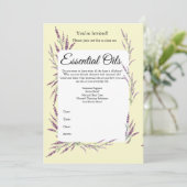 Invitation à un cours d'huile essentielle (Debout devant)