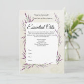 Invitation à un cours d'huile essentielle (Debout devant)