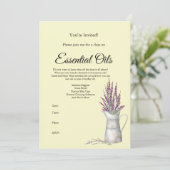 Invitation à un cours d'huile essentielle (Debout devant)