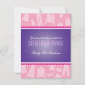 Invitation à un défilé de mode funky (Devant)