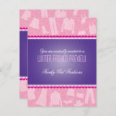 Invitation à un défilé de mode funky (Devant / Derrière)