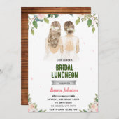 Invitation à un déjeuner de mariage (Devant / Derrière)