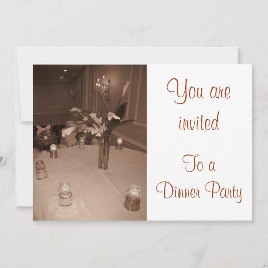 Invitation à un dîner (Devant)