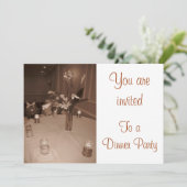 Invitation à un dîner (Debout devant)