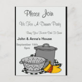 Invitation à un dîner (Devant)