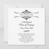 Invitation à un dîner Bon Appetit Français (Dos)