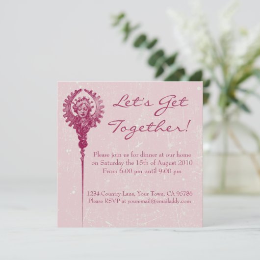 Invitation à un dîner classique (Debout devant)