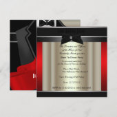 Invitation à un dîner de gala en tenue de soirée (Devant / Derrière)