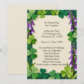 Invitation à un dîner de la Saint-Patrick (Devant / Derrière)
