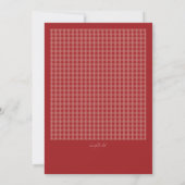 Invitation à un dîner de la Saint-Valentin (Dos)