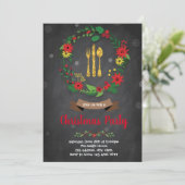 Invitation à un dîner de Noël (Debout devant)