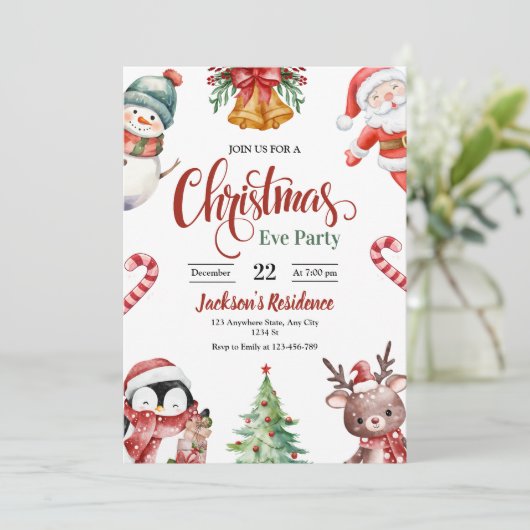 Invitation à un dîner de Noël, Fête de Noël (Debout devant)