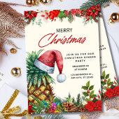 Invitation à un dîner de Noël, fête de Noël